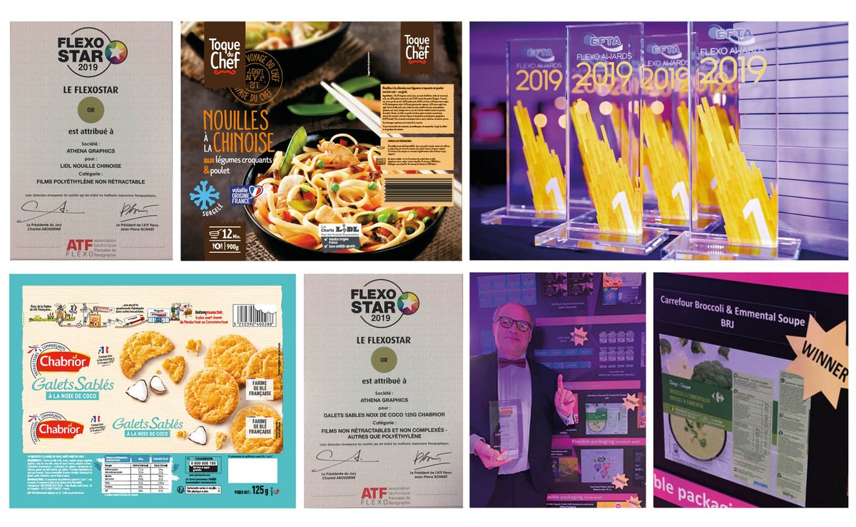 athenagraphics's tweet image. 2019 has been an amazing awards year for Athena Graphics: 10 EFTA awards in Belgium, the Netherlands and Luxembourg, 2 Flexostars in France and 1 FlexoTech award in the UK!! #FlexoTech @EFTABenelux #Flexostars