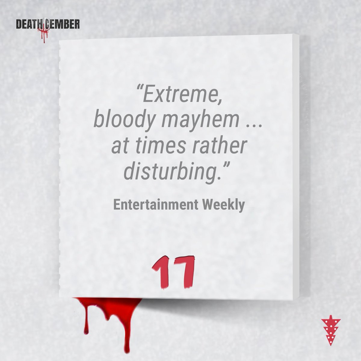 DeathcemberFilm's tweet photo. Well, what can we say. Sorry for all the blood, @EW! 🤷🏼♂️🎅
#deathcember #deathcembermovie #deathcemberfilm #entertainmentweekly #EWcom #advent #adventcalendar #christmas2019 #christmashorror #xmashorror #holidayhorror #christmashorrorfilms #christmashorrormovies #splatter #gore https://t.co/blbmNJrj0i