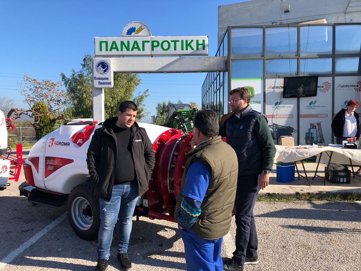 agroma_gr's tweet photo. Thanks for attending to our open day in Lamia with @panagrotikigr 
Congratulations also to the new owners of Agroma products 👍
#agroma 
#farmgem
#panagrotiki
#openday https://t.co/io1xG8Evsf