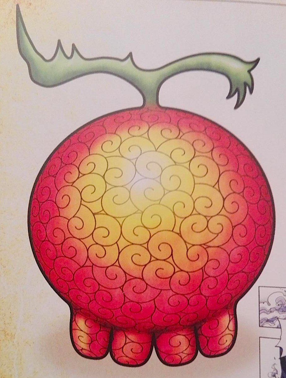 The Yomi Yomi no Mi and the Kage Kage no mi in their fruit forms, as  revealed in One Piece Magazine Volume 8 : r/OnePiece