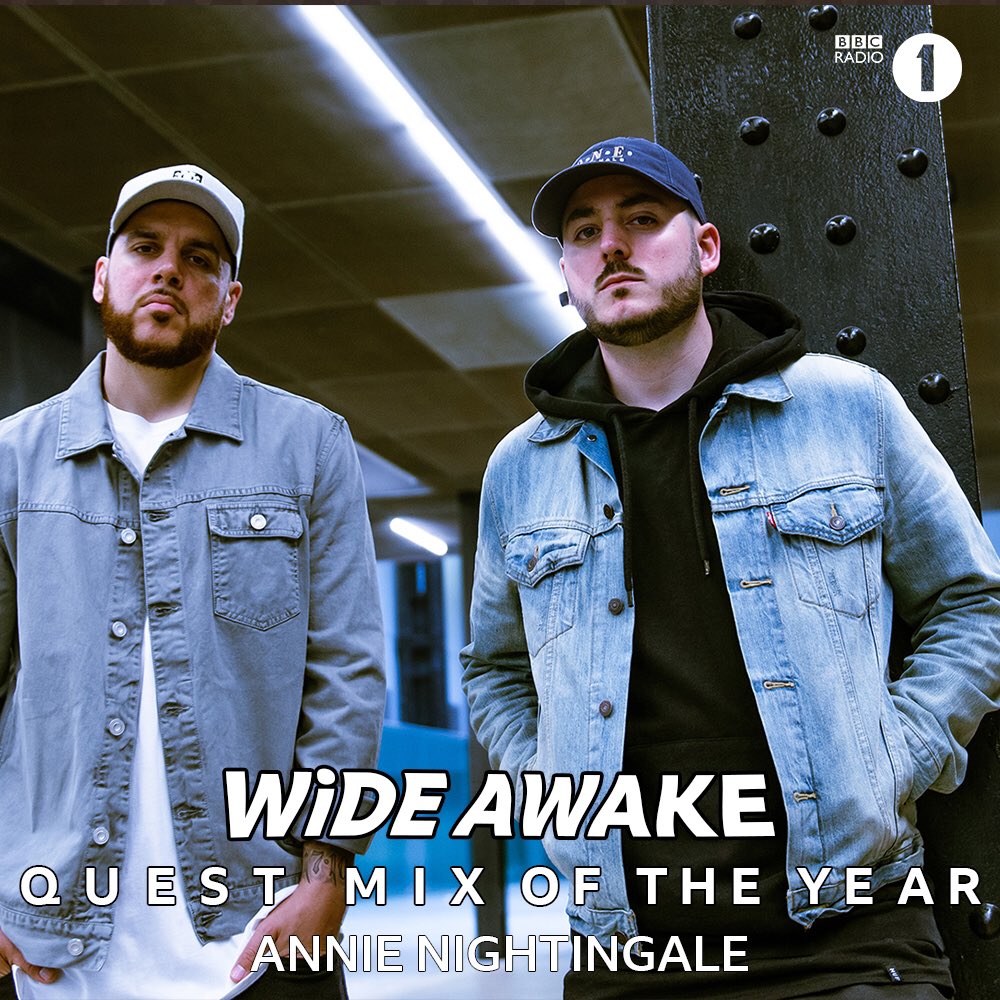 WeWideAwake's tweet photo. HUMBLED!! Honoured!! Thank you @aanightingale for giving us #QuestMix of the year!! We appreciate you πββοΈ
-
TONIGHT @BBCR1 CATCH US BACK IN THE MIX FROM 1am GMT π₯³ https://t.co/zup5nGUmek
