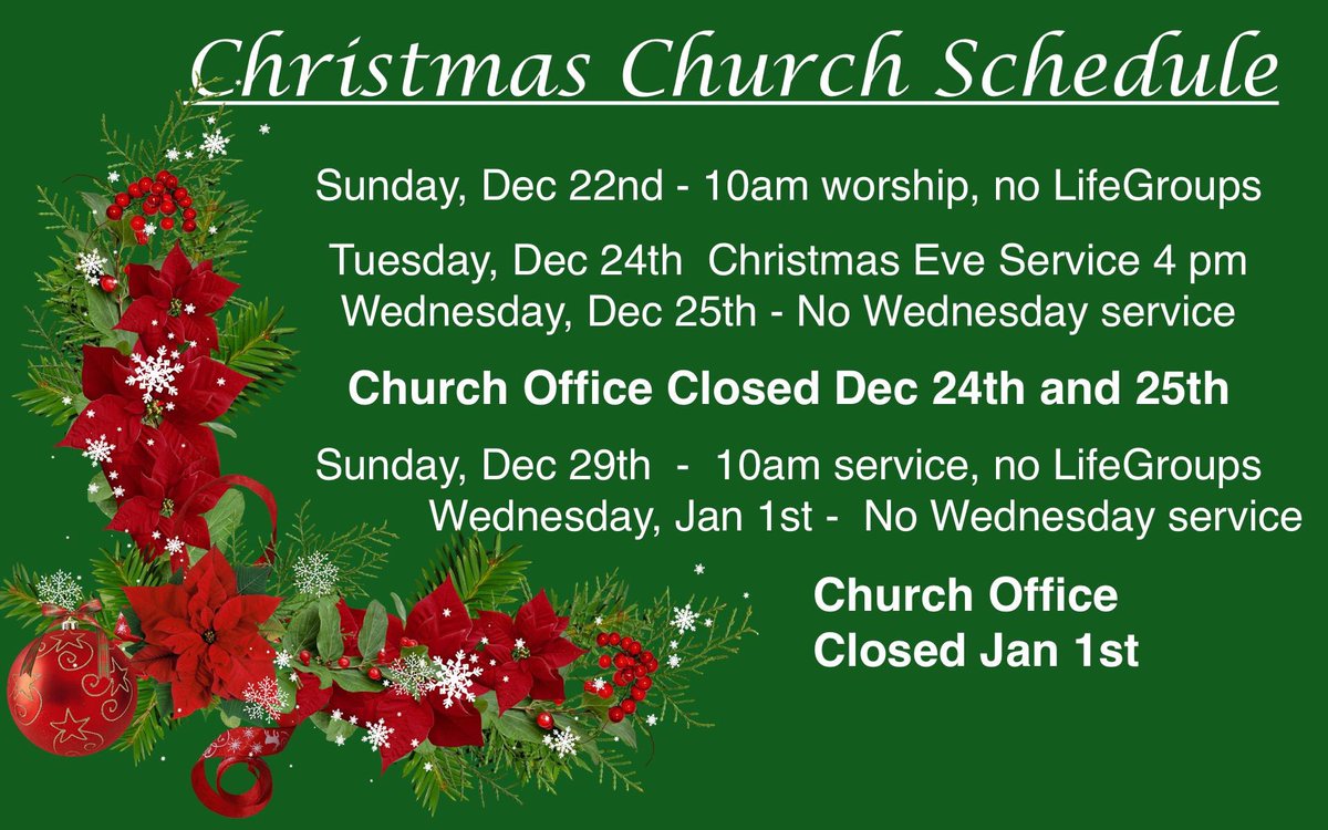 MRBCdalton's tweet photo. Please note our Christmas schedule https://t.co/HpOgNRYWgC