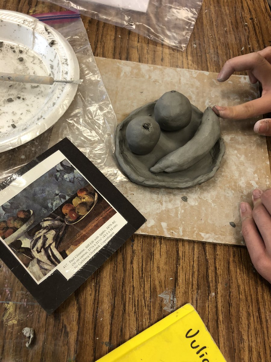 HowardArtCMS's tweet image. Clay Sculptures Inspired by Famous Artwork! #Create #Amazing #7thgraderocks