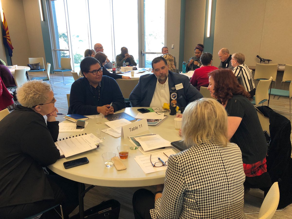 ExpectMoreAZ's tweet image. @ExpectMoreAZ and @Achieve60AZ convened a group of education and community leaders representing 12 counties from across the state yesterday to talk about setting local postsecondary attainment goals for their communities. #AZProgress #Road2Equity #Go60AZ