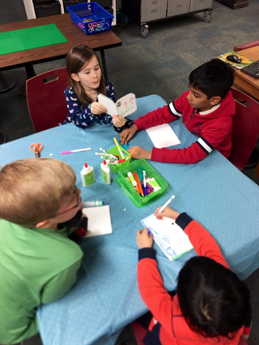 mrsklwarren's tweet photo. We loved making holiday cards with @Rahizzle85’s third grade class today! Thank you @LindseyOh1 for this awesome experience. #kindnessday #lakeside1920 https://t.co/inVp8F820f