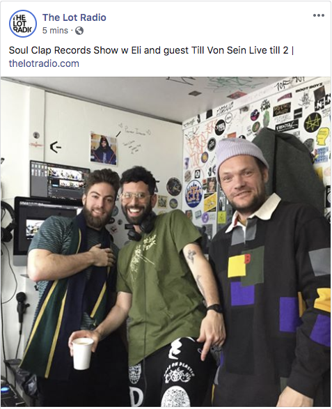 CityTalesDBN's tweet photo. @tillvonsein  joins Eli on the  Soul Clap Records radio show on @TheLotRadio  NYC. 

Till plays at Umhlanga on the 26th for #adayindecemberdbn 

Watch/listen : https://t.co/L2PdukJGWA https://t.co/wBIVVvdyTz