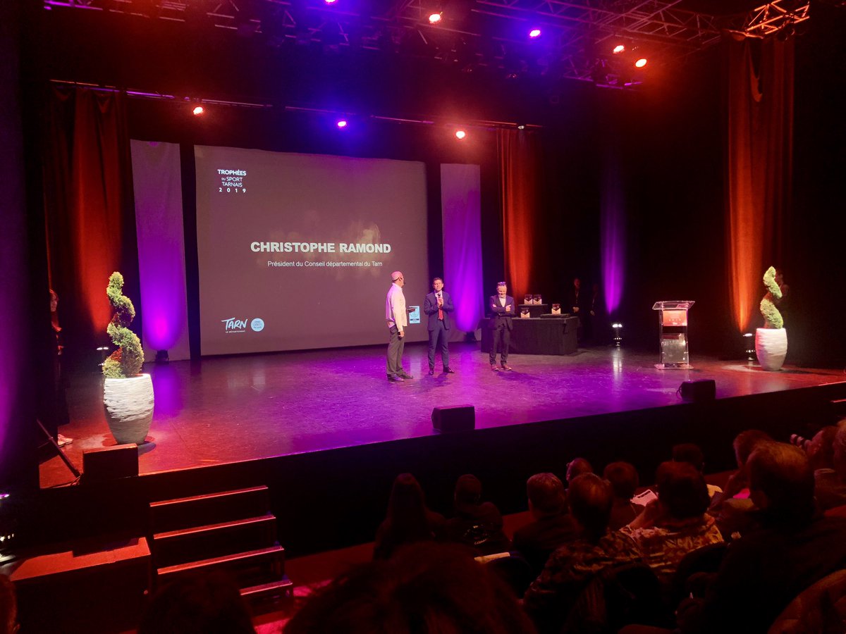 ramond_christ's tweet photo. Coup d’envoi des #trophees du #sport tarnais 2019 à #capdecouverte ! #montarn #sport @FranceOlympique https://t.co/loy0ODxSs0