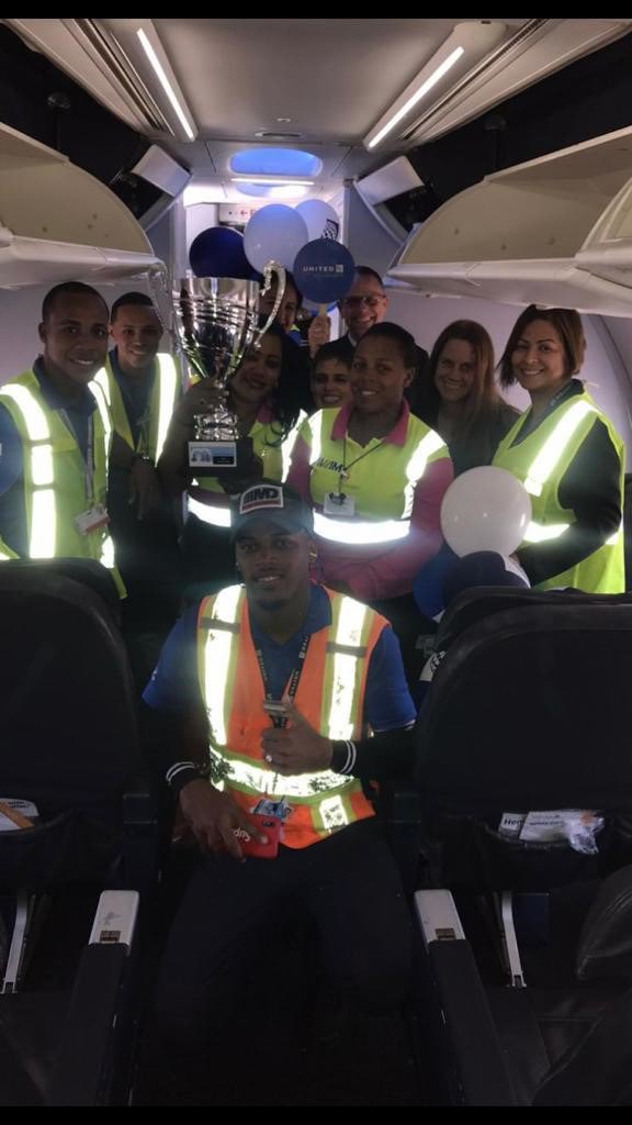 misic2019's tweet photo. PUJ #CaringChallenge champs ✈️🏆#beingunited @jbozboswell @MK_at_UA looked like a beautiful day for a celebration 🎉 in Punta Cana! https://t.co/TCLQBRmEQh