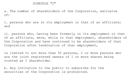 Under the ABBCA, the Directors have the power to issue shares, subject to any restrictions to Corporation has placed on itself. The CEC has created 2 classes of shares, and it may issue an unlimited number. That's... totally improper, and highly unorthodox  #ableg