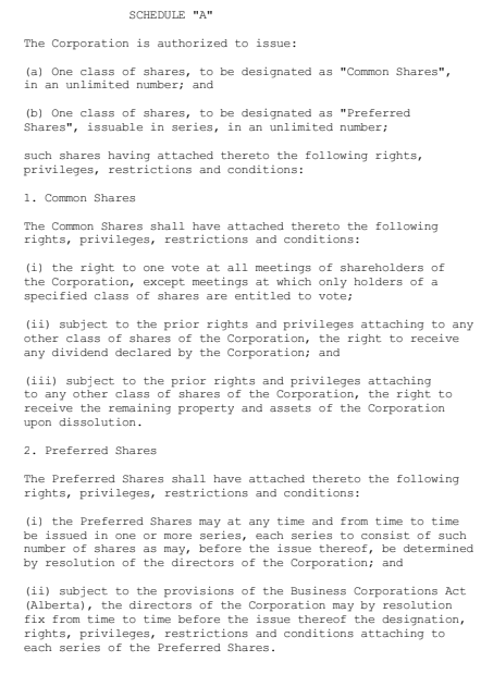 Under the ABBCA, the Directors have the power to issue shares, subject to any restrictions to Corporation has placed on itself. The CEC has created 2 classes of shares, and it may issue an unlimited number. That's... totally improper, and highly unorthodox  #ableg