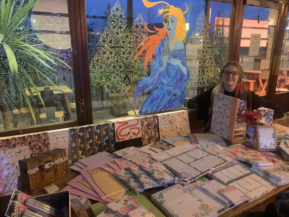 🌈✂️Stationary ’N’ Stationery✂️
The wonderful Ellie Page is here with her beautiful Wrapping Paper, Cards, Note Pads, Stickers and a whole host of crafty goodies for you to purchase at incredibly reasonable prices! 
Decorate your gifts, buy a gift for a friend