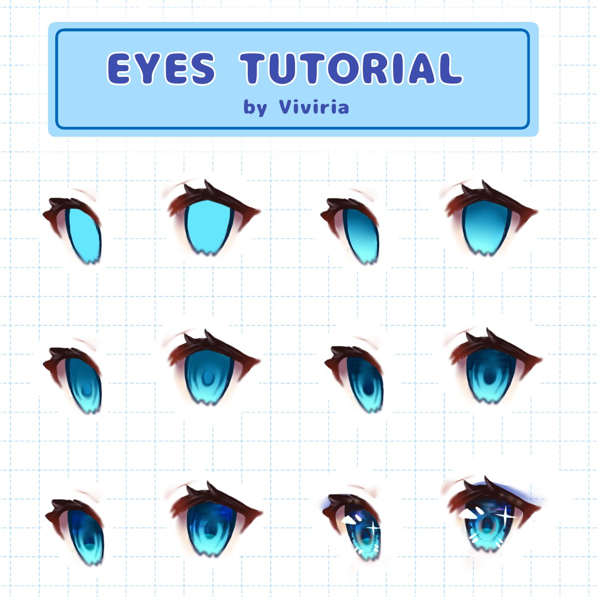 ViviriaStudio's tweet image. Eyes tutorial! ✨💙
#tutorial #eyestutorial #anime