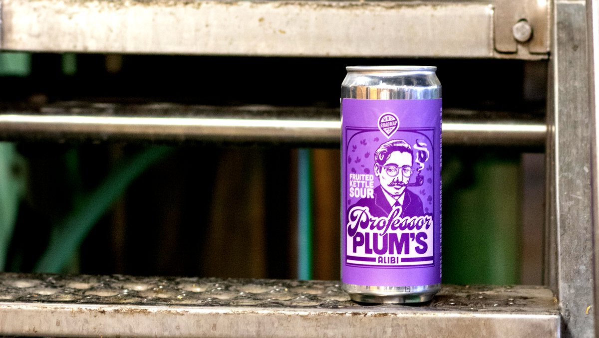 RoadmapBrewing's tweet photo. 𝗘𝗩𝗘𝗥𝗬𝗕𝗢𝗗𝗬’𝗦 𝗙𝗔𝗩𝗢𝗥𝗜𝗧𝗘 𝗦𝗨𝗦𝗣𝗘𝗖𝗧 𝗜𝗦 𝗕𝗔𝗖𝗞 𝗧𝗛𝗜𝗦 𝗪𝗘𝗘𝗞! Professor Plum’s Alibi makes it’s triumphant return to the tap wall tomorrow
.
#RoadmapBrewing #AllRoadsLeadToBeer 
#DrinkLocal #IndependentBeer #Cheers #SATX  #CraftBeer 
#BeerToGo #Crowler https://t.co/4Dsqmk7I11