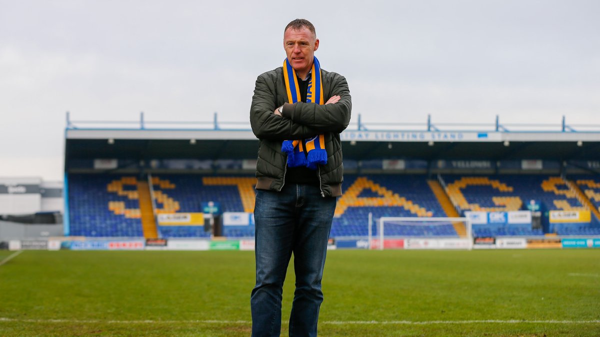 mansfieldtownfc's tweet photo. "I like my teams to win, plain and obvious. I like up and at โem, in your face, high energy, high tempo football. I love a high press and a high energy game - youโve got to move the ball quickly and youโve got to move the ball fast." ๐ช
#WelcomeGraham ๐๐ https://t.co/t8inaRauoU