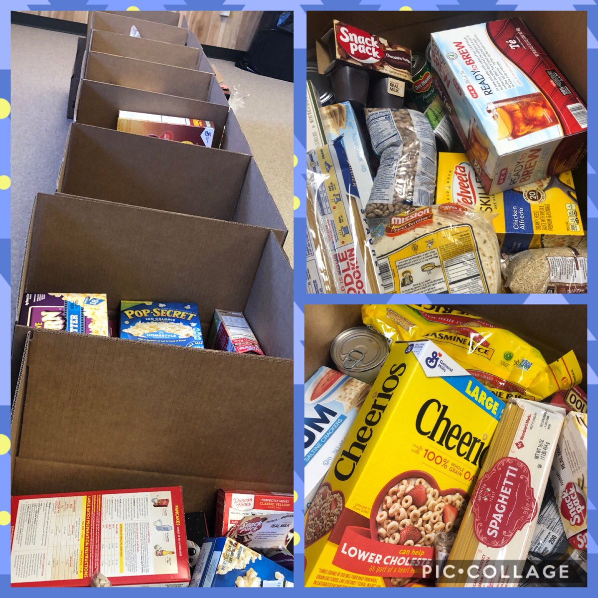 Thanks Wildcats for helping fill these boxes for families!  #thewildcatway