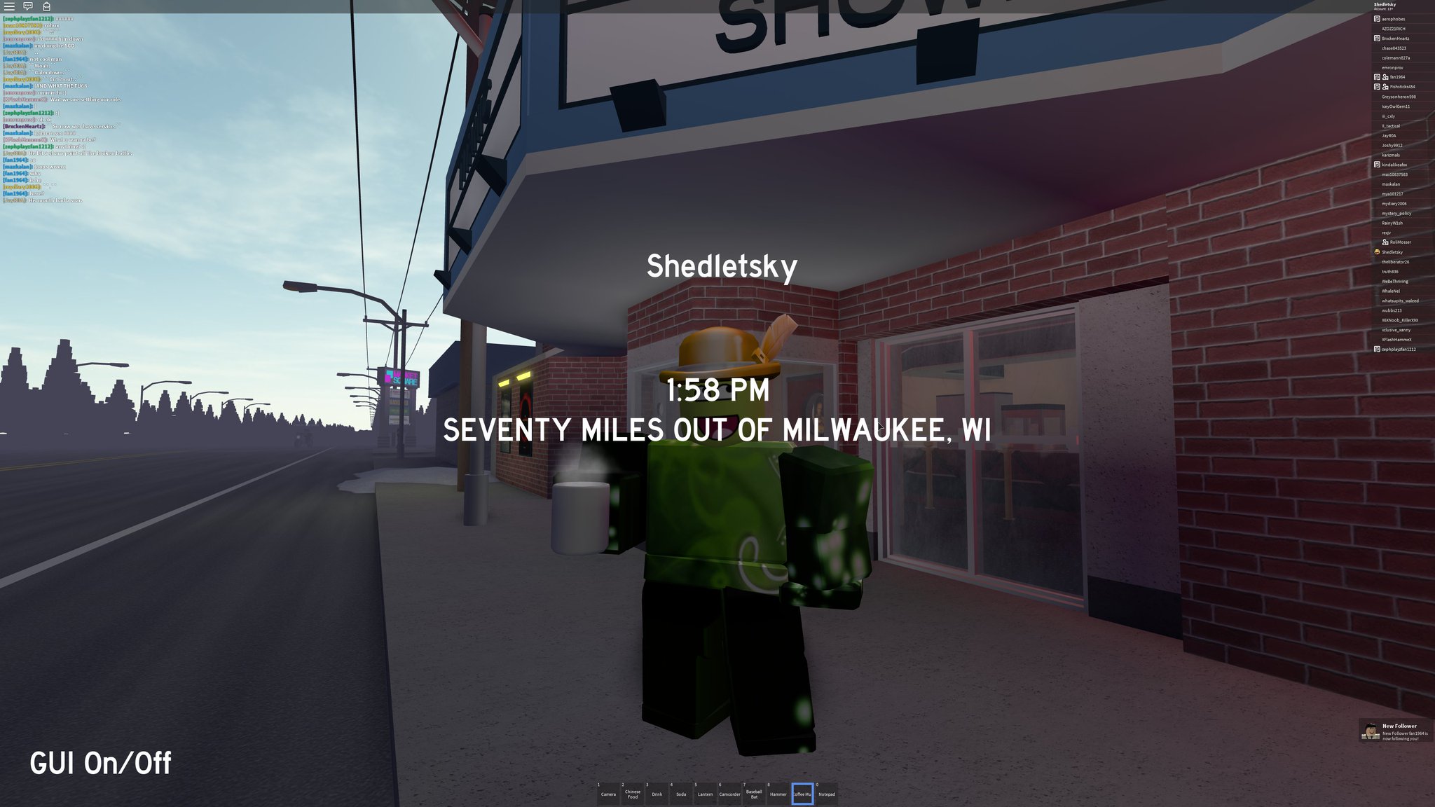 John Shedletsky And 3 154 054 Others On Twitter In The Running For Best Milwaukee Based Role Playing Game Of 2019 That S A Category At The Gdc Game Awards Right Https T Co Ryw2nojnll Https T Co Xwz0agfwxn - roblox clear skies over milwaukee face codes