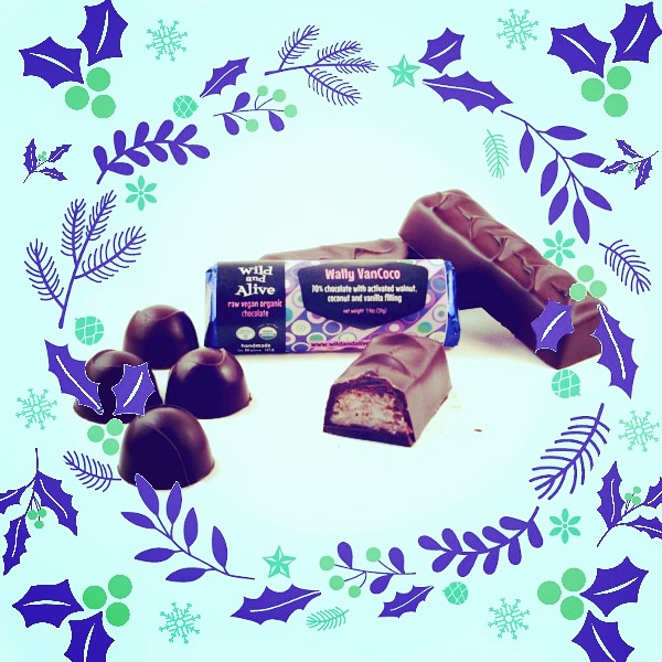 🎄🍫🎁There's still time to order Wild and Alive chocolate for Christmas! 🎁🍫🎄 #rawfoods #raw #vegan #glutenfreeliving #glutenfree #veganchristmas #veganstockingstuffer #healthychristmas #christmas #vegansofig #madeinidaho