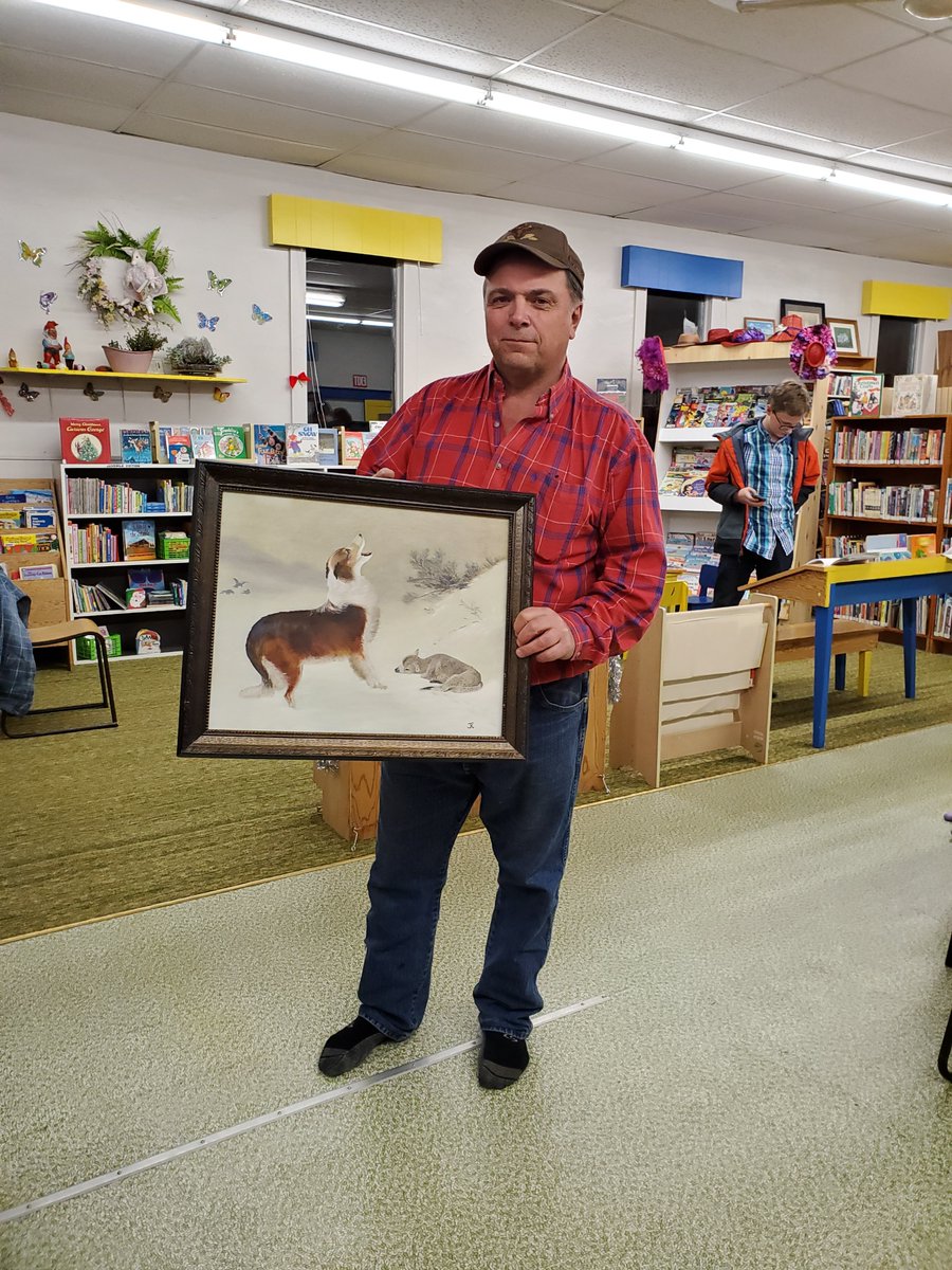 We would like to thank Terry Gravelle for donating a picture painted by Jean Knudsen (Gravelle) to the library