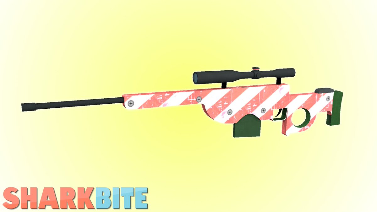 Simon On Twitter And Here S A Candy Cane Sniper Rifle Which Has Also Been Added To Santa S Grotto For 120 Presents - roblox image ids of candy