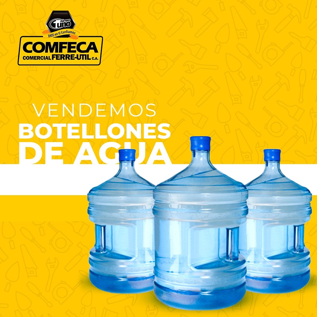 comfeca's tweet photo. En Comercial Ferreutil, tenemos disponible botellones de #agua a toda hora. 

¡Muy fácil ubicarnos!
📍Av. 34, Barrio Obrero, frente a 
la Panadería José Gregorio Hernandez. 📱0424-6897405
#CiudadOjeda #Ojeda #Cabimas #Zulia #Ferretería #Agua #Martes https://t.co/6vKnW353rn
