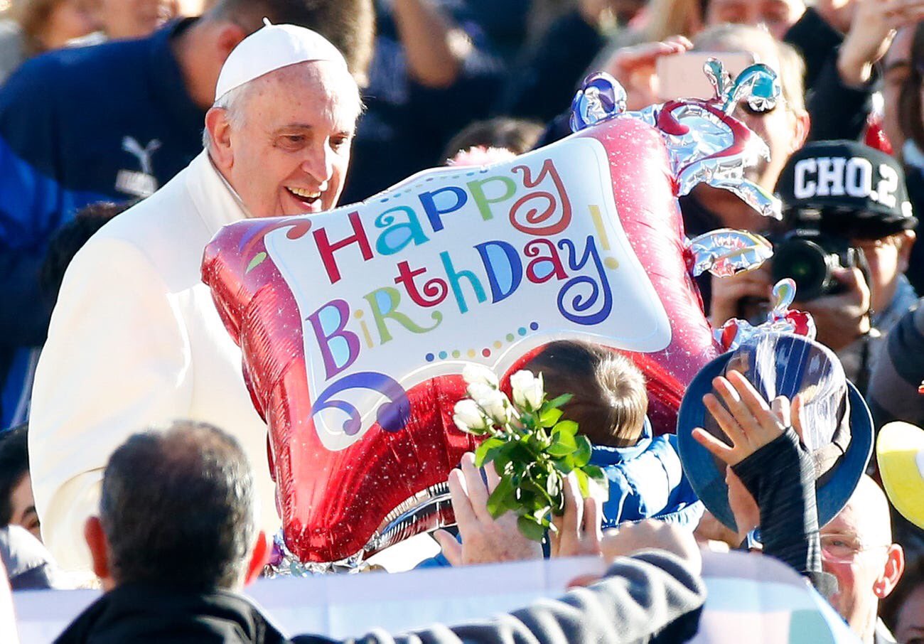 Happy birthday Pope Francis!   