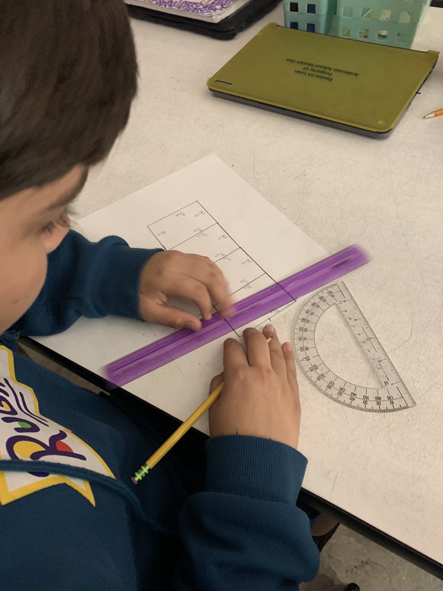 carrieysimpson's tweet photo. Learning how to create a net of a 3D figure to find surface area and volume and relating the use of formulas to equations and order of operations! #mathcanbefun #ramsinittowinit @AndersonFive @RAMiddle_RAMS https://t.co/JgyU1UbvaQ