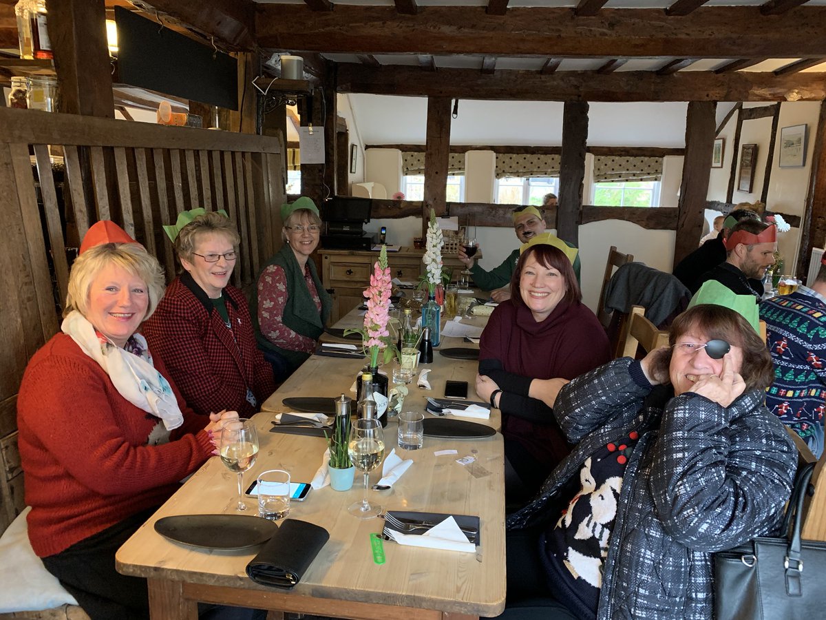 englishcherries's tweet photo. Lower Hope Christmas meal #christmasparty #lowerhope #festive #roasts #drinksbyfire #christmasjumpers https://t.co/TOmZwMoqyk
