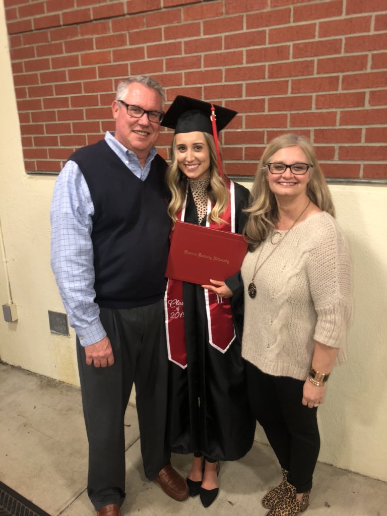 chrisrutledge24's tweet photo. Huge night on Saturday!! Graduate #2!!  So proud of @emilyrutledge_   The kid has thrived in college!!  #2down1togo https://t.co/g9Q4Xpxs2Z