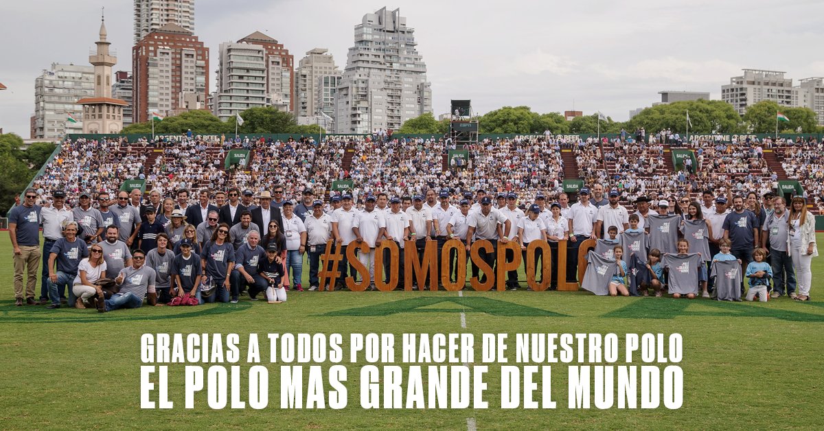 Hay un equipo detrás de los equipos. El que hace posible que el polo en Argentina sea el más grande del mundo. Y que nunca pare de crecer. Nosotros #SomosPolo
¡Gracias a todos por formar parte de este 🏆126º #AbiertoDePalermoHSBC!