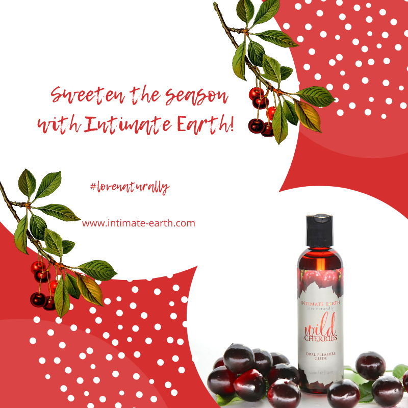 Sweeten the season with Intimate Earth! 😋🍒

#lovenaturally #HappyHolidays