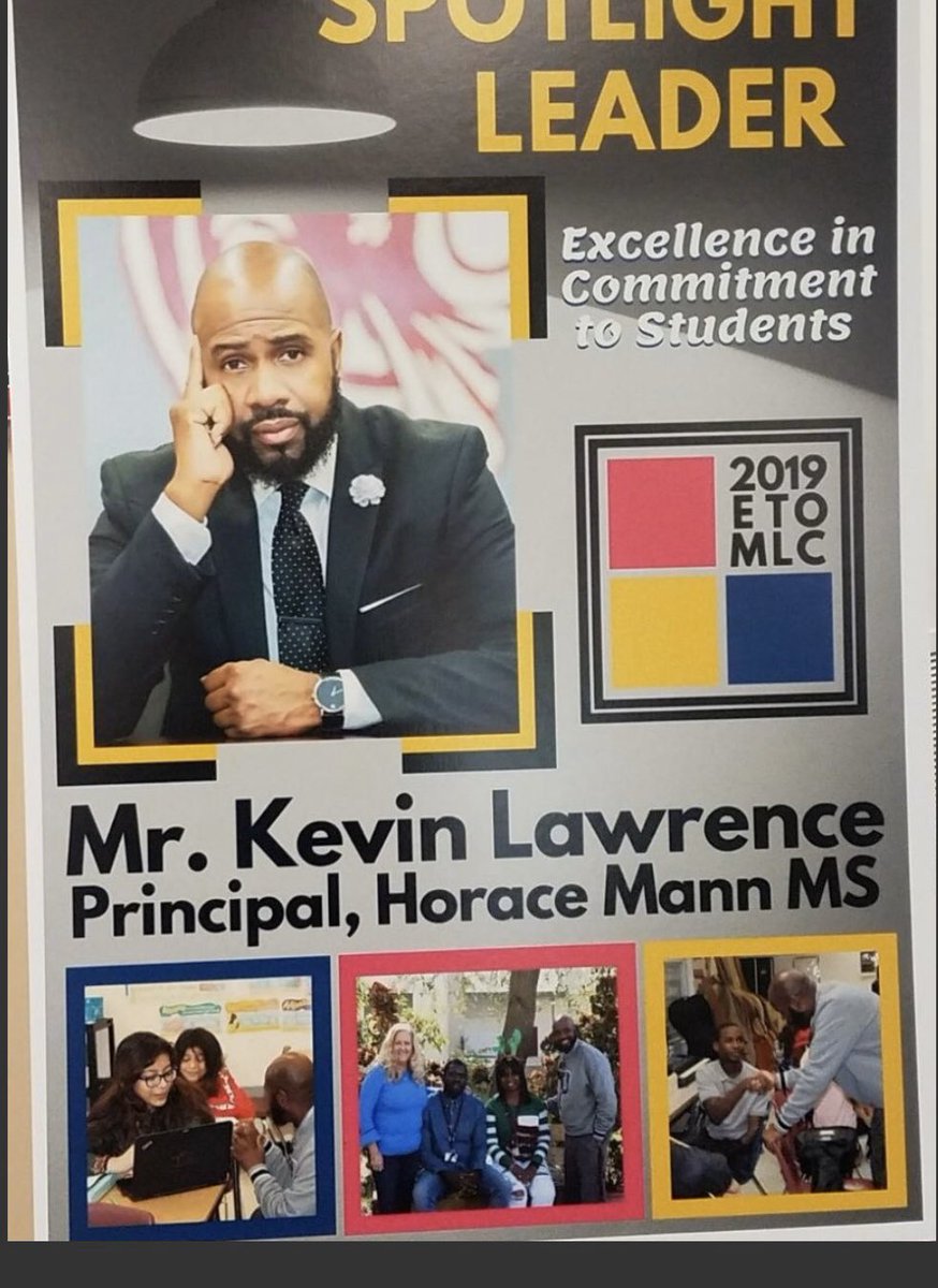 HoraceMannmdcps's tweet photo. Congrats to our principal, Mr. Kevin Lawrence for being selected as one of the 2019 ETO MLC Spotlight Leaders for his excellence in commitment to students. We celebrate your work and accomplishment, Mr. Lawrence. @MiamiSup @DrIliaMolina @MDCPS_MSR @MDCPSCentral #HMMS #TrojanPride https://t.co/wtUM14osyc