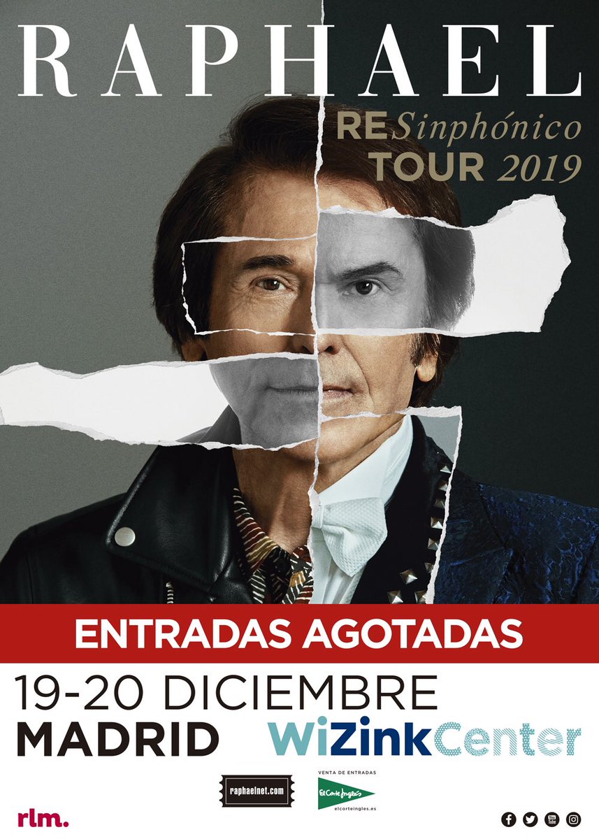 ra_arg's tweet photo. En el @WiZinkCenter será el cierre de #Resinphonicotour2019 de @RAPHAELartista un espectáculo que combina música #sinphonica & #electronica con #localidadesagotadas
Broche de Oro en #Madrid https://t.co/8jZS934B1o