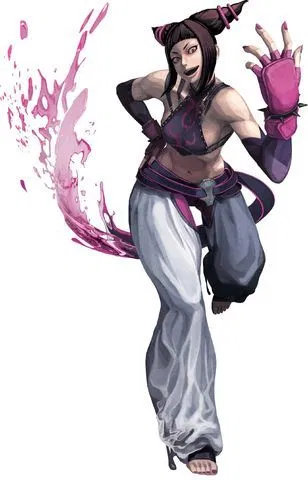 2. Juri Han from Street Fighter