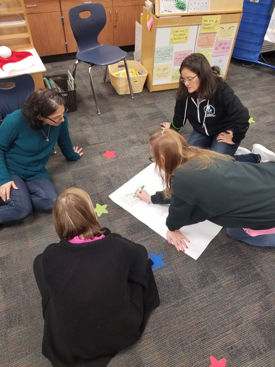 Lblouin9's tweet photo. Kinder team digging into their TEKS for January to create aligned plans! https://t.co/RehliY6ymc