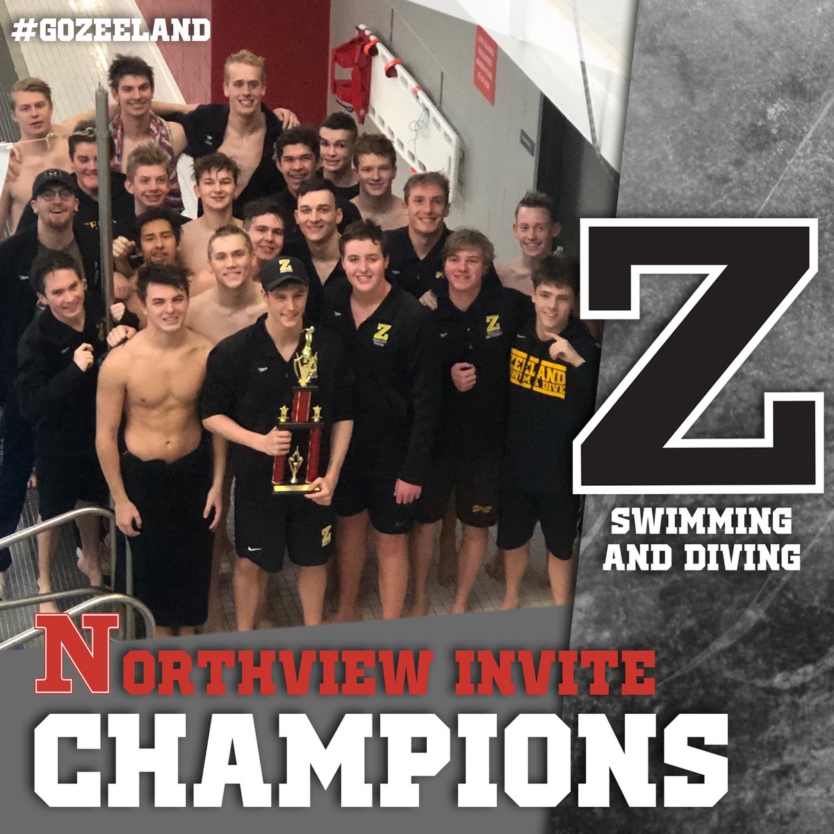 duxsports's tweet photo. Congrats again to Varsity Swimming &amp; Diving who won the Northview Invite last Saturday! #GoZeeland https://t.co/fBZUAOXK0I