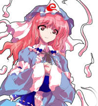 6. Yuyuko from Touhou Projectbig pink lady