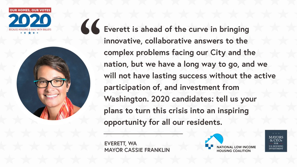 There is a housing shortage across WA and we need innovative solutions to provide safe and affordable homes to our most vulnerable populations. We want to hear more about candidates' plans to ensure #affordablehousing for families at the next #DemDebates. #OurHomesOurVotes2020