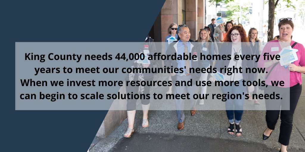 We need 44,000 #affordablehomes every 5 years in King County to meet our communities' needs. Over 1,000+ organizations across the US are asking presidential candidates would address the nation’s #affordablehousing crisis. Check it out bit.ly/2P5vupb #OurHomesOurVotes2020