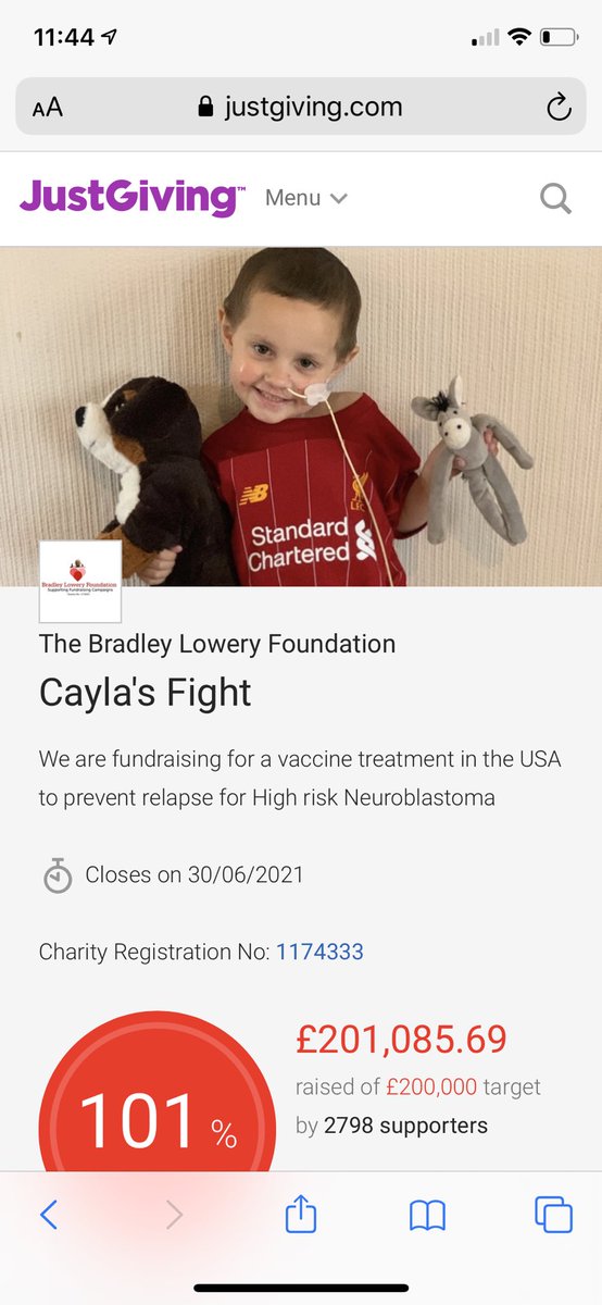 We’ve only gone &amp; done it!!! 💖 £200k raised in 18 months! Thank you to everyone who donated! It means so much &amp; we are so grateful for all of the support 💖