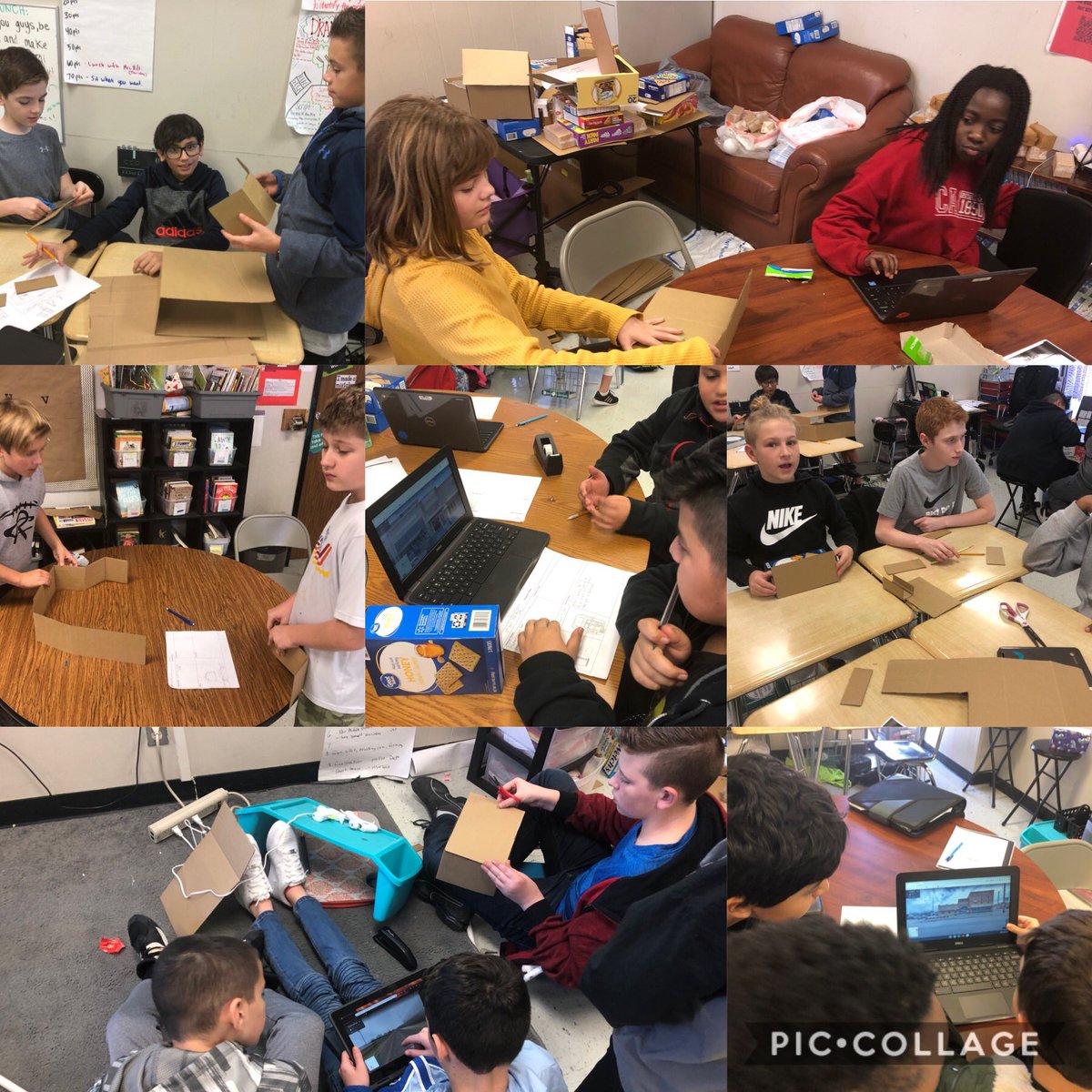 2019 Gingerbread stem project is underway. They have been researching and designing today. I forgot to take pictures of my 2nd block.
