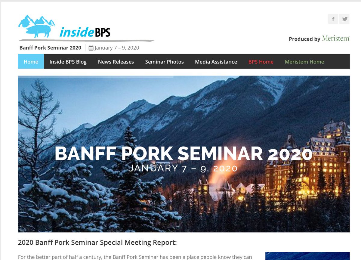 BanffPork's tweet photo. Check out #InsideBPS - the official blog for #BanffPork Seminar and a fantastic source for all things to do with this year's conference. Updated this year to make it easier to read on your mobile devices.
https://t.co/IfifaJ8heo https://t.co/MNfajmdG9f