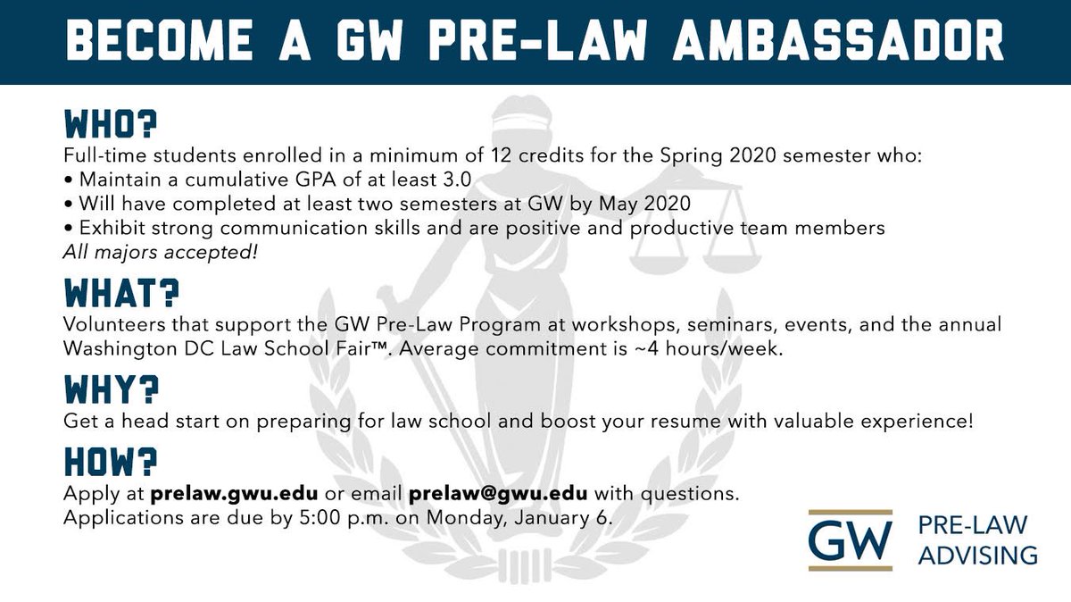 GW Pre-Law tweet media