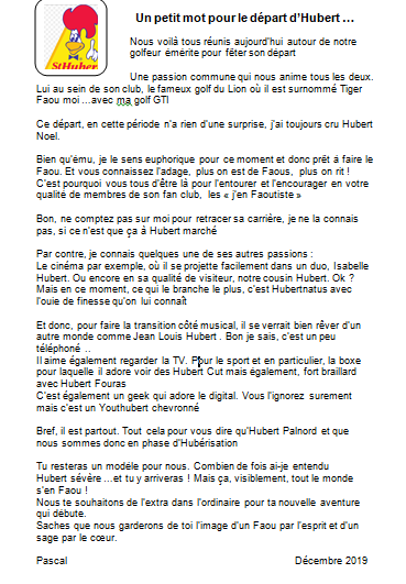 PmMonnier's tweet photo. Un joli pot de départ en retraite d'Hubert Faou au #SCOIDF
Un Faou par l'esprit ..un sage par le coeur.. 😊 https://t.co/duIA03dq2s