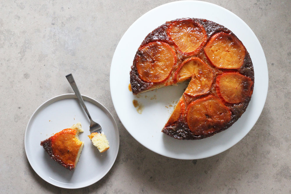 Simple_Simmons's tweet photo. Ripe #persimmons have a sweet flavor &amp; not much acidity. They are the essence of everything comforting about wintertime. And when basted in a brown sugar butter sauce, &amp; baked under a mound of butter cake, their warmth is another level of #holiday cheer. https://t.co/UOiJ1hFl8S https://t.co/KGgrYelC7u
