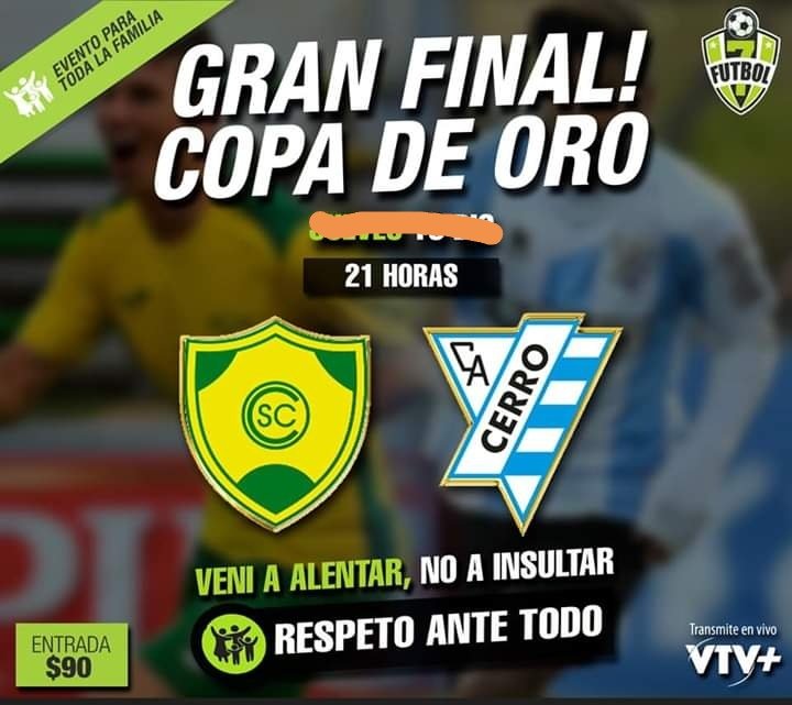 SportivoCerrito's tweet image. #Senior👴👴👴

Cambió de fecha la final del torneo senior, se disputará el viernes 20 de diciembre a las 21h en el polideportivo Carrasco.

Invitamos a toda la familia cerritense a concurrir para apoyar al equipo.

Entrada $90

#CSC90años🔰