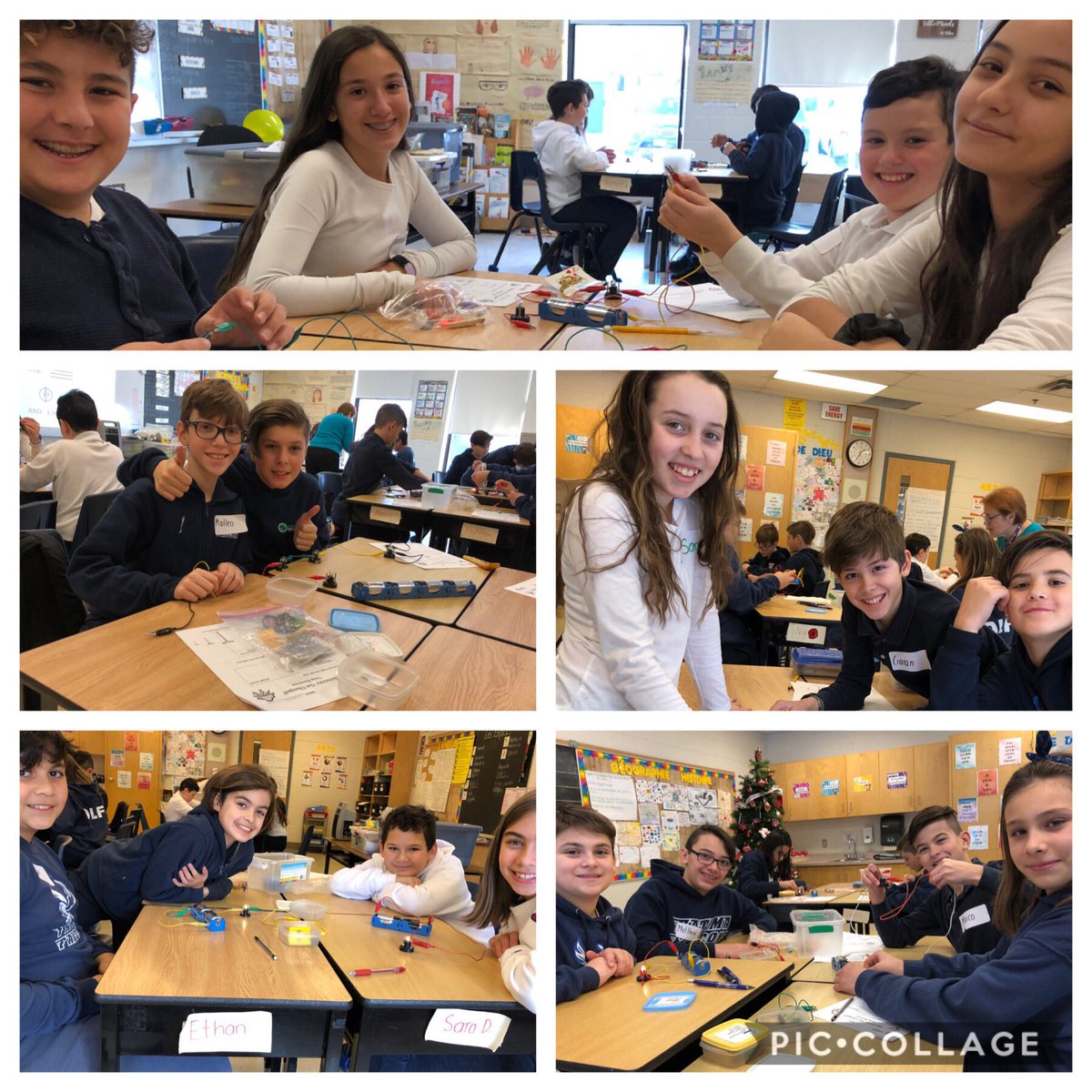 olf_ycdsb's tweet photo. Construction des circuits en 6e année. Devenir électrique! Bravo tout le monde! #ScienceFun #FrenchImmersion @Carlo_D_R @abfalconi @OpiyoOloya https://t.co/uMxPo8rqHn