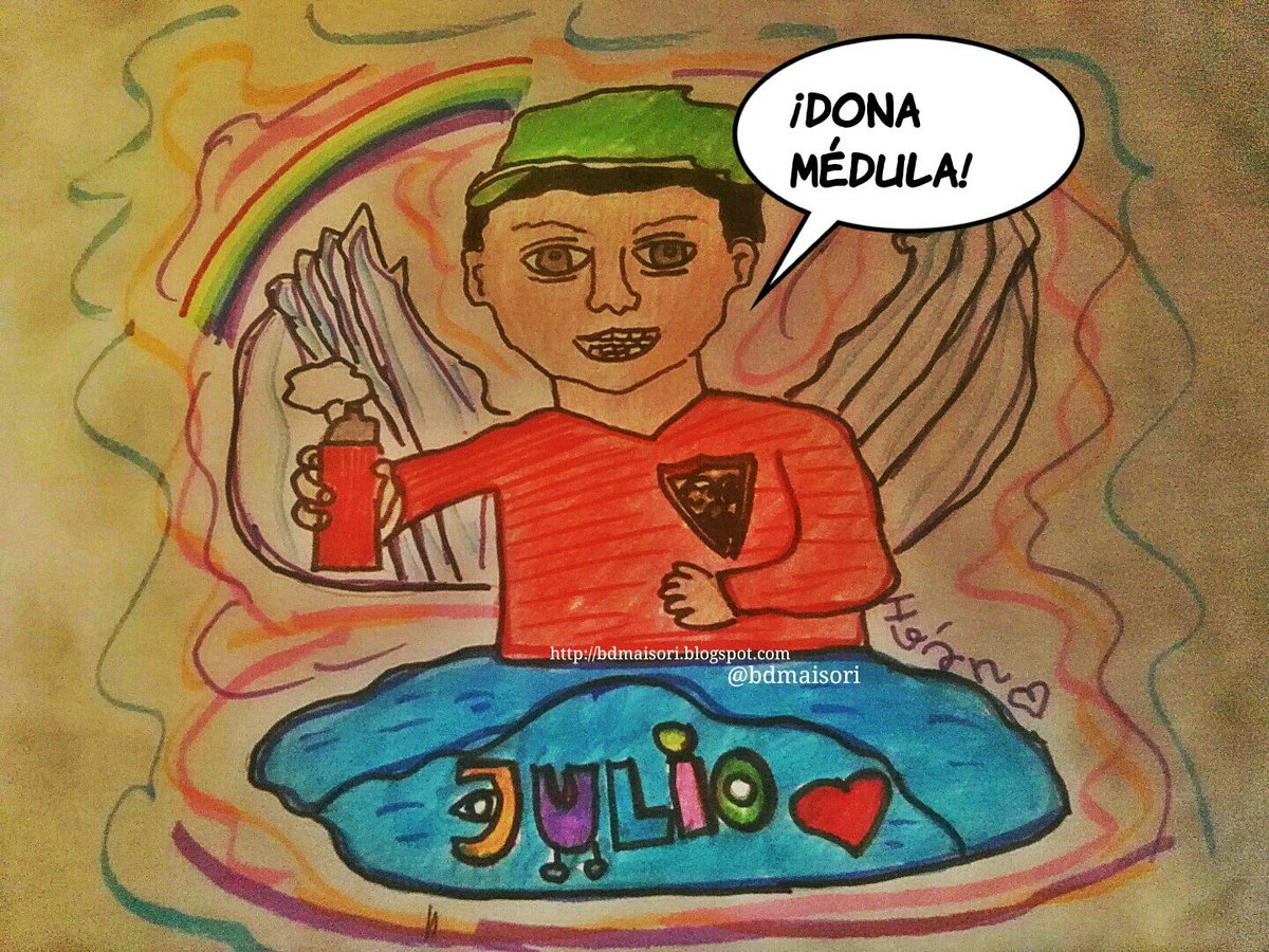 bdmaisori's tweet photo. Dibujos que nuestro guerrero dedicó a niños y niños como él. Historias que merecen ser contadas y que nuestro peque quiso pincelar llenas de verdad y magia. #CáncerInfantil #Leucemia #Donamédula  @todosconbeth @MartaBruletout @pilicorleone @MedulaparaMateo @unoentrecienmil https://t.co/Bnr11m8ObW