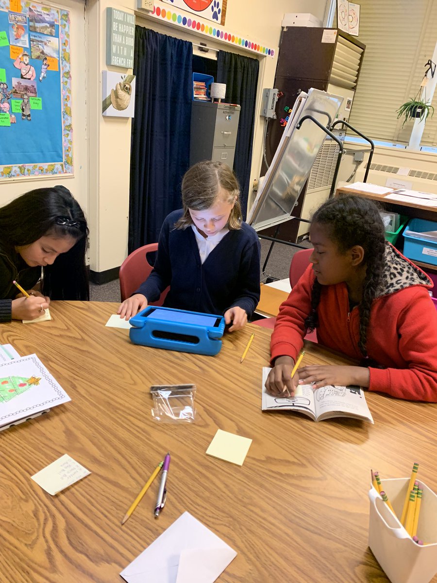 Miss_Hauser's tweet photo. Working in teams to create their own Flat Stanley Kahoot quiz questions! Watching them try to stump each other is the best 😂😂 https://t.co/f8V96VcjBA