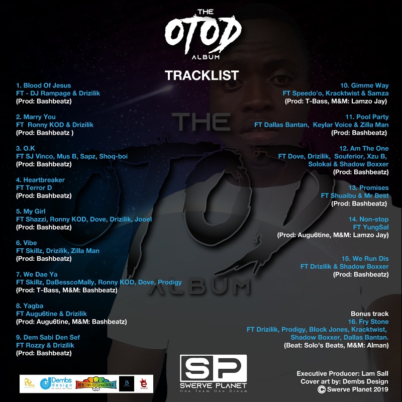 SwervePlanet's tweet photo. #SaloneTwitter A tribute has been paid to our late member "Nappy" on the #OTODAlbum tracklist.
All these tracks are ready to make your night enjoyable and memorable.
Dec 19 Hotel Cabenda
#GetSetToGetWet
#Freetown #SierraLeone https://t.co/4Qx63iMYGM