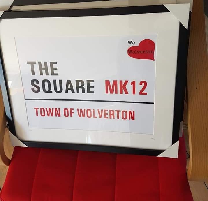 Another raffle offering from We Love Wolverton:
A limited edition print of The Square &amp; La Piazza - true Wolverton art